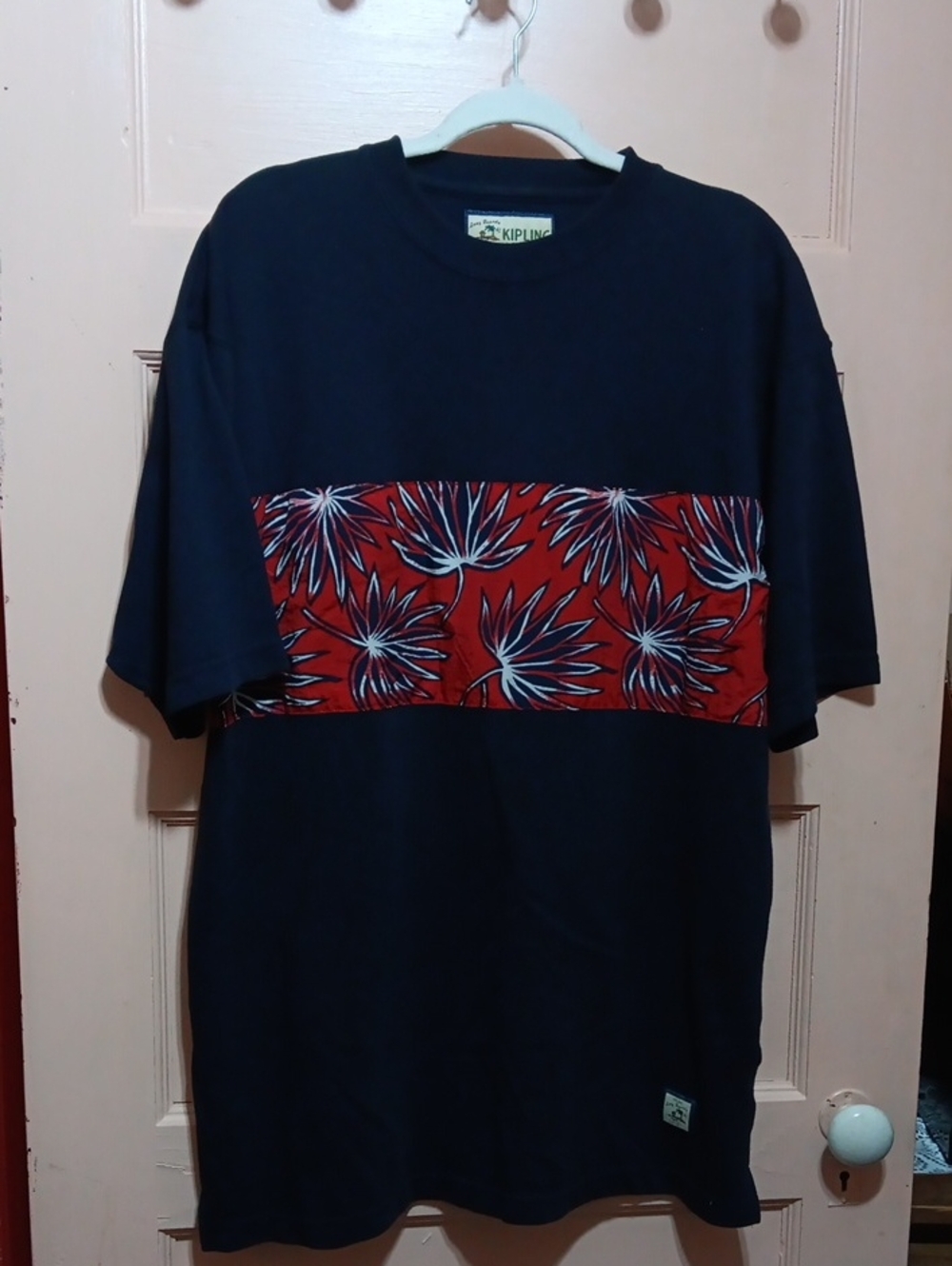 Kipling Long Board Classics Red Palm-Print Drawstring Shorts & Matching Top